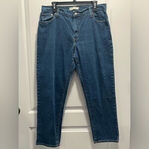 Levi's 550 Women's Relaxed Tapered Jeans – Size 14 S/C (EUC)